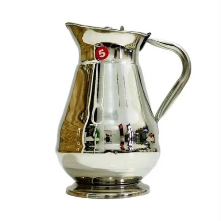 No.1 Stainless Steel Silver Water Jug