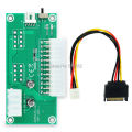 Board For Mining Expanded Ded With Manual Switch Pc Desk Atx 24-Pin Dual Psu Power Synchronous Start Extender Cable. 
