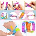 Rainbow Pop Bracelet Fidget Toys Silicone Anxiety Stress Relief. 