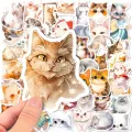 20/40pcs Cat Stickers Cute Pussy Cats Stickers for Laptop Scrapbook Journal Kids Girls Boys Stickers. 