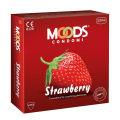 Moods Strawberry Flavored Condoms 3 Pcs. 