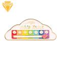 Scratch-resistant Pin Emotional Mood Tracker Brooch Fun Cloud Shape Pin for 7 Days A Week Enamel Lapel Badge Brooch Pin. 