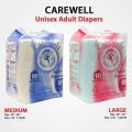 10pcs Dry Comfort Adults Premium quality Medium Size Hip Size 30''- 40'' Diapers Pampers For Unisex. 