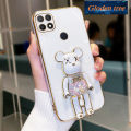 Gloden tree Casing oppo a15 oppo a15s a35 phone case Softcase Electroplated silicone shockproof Protector Smooth Protective Bumper Cover new design. 