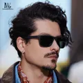 LouisWill Fashion Men’s Sunglasses Classic Sunglasses Square Sunglasses UV400 Polarized Sunglasses Eyewear Ultra Light Elastic Leg Anti Glare Glasses Outdoor Sports Driving Sunglasses. 
