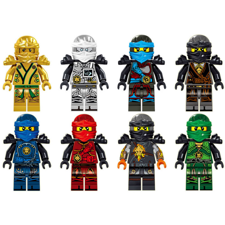 8pcs/set%20New%20Ninjagoingly%20Set%20Ninja%20Motorbike%20Bone%20Soldier%20Krazi%20Samukai%20Mini%20Figure%20Building%20Block%20Brick%20Compatible%20Toys%20For%20Children%20Gift%20-%20Image%203