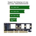 1pc NVMe PCIe M.2 NGFF SSD To PCIe X1 Adapter Card PCIe X1 To M.2 Card With Bracket. 