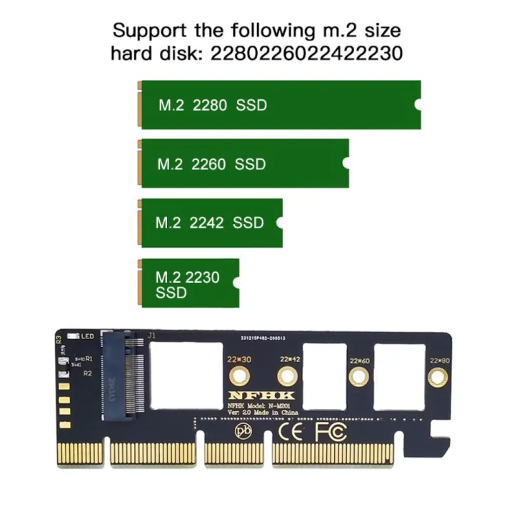 NVMe%20PCIe%20M.2%20NGFF%20SSD%20to%20PCI-E%20x1%20Adapter%20Card%20PCI-E%20M.2%20With%20Bracket%20for%202230-2280%20Size%20SSD%20M2%20Pcie%20Adapter%20-%20Image%202