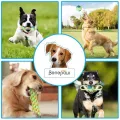 Benepaw Eco-friendly Cotton Dog Rope Toys Durable Small Medium Big Pet Dog Chew Toys Interactive Teeth Cleaning Puppy Play. 