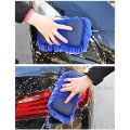 1pc Microfiber Car Cleaning Sponge Towel Cloth Auto Wash Gloves Car Washer Supplies Home Cleaning Towel. 