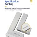 90 Degree Flat Edge Square Ruler Carpentry Square Woodworking Tools Metal Angle Measuring Tool Multi Try Square Gauge Set-Square. 