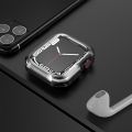 Transparent Two-color Armor Case For Apple Watch Series 6 & SE & 5 & 4 44mm. 