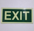 Photoluminescent Emergency Fire Exit Sign Board. 