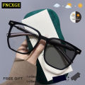 FNCXGE Photochromic Glasses Anti Radiation Men Ladies Fashion Korean Style Computer Anti Blue Light Eyewear UV400  Auto Changing Color Replaceable Lens Unisex. 