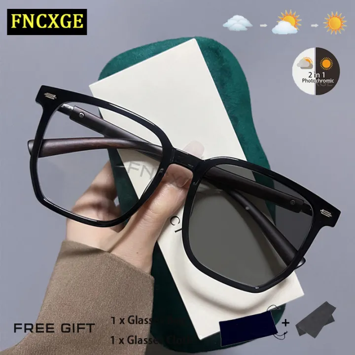 FNCXGE%20Photochromic%20Glasses%20Anti%20Radiation%20Men%20Ladies%C2%A0Fashion%20Korean%20Style%20Computer%20Anti%20Blue%20Light%20Eyewear%20UV400%20%20Auto%20Changing%20Color%20Replaceable%20Lens%20Unisex%20-%20Image%202