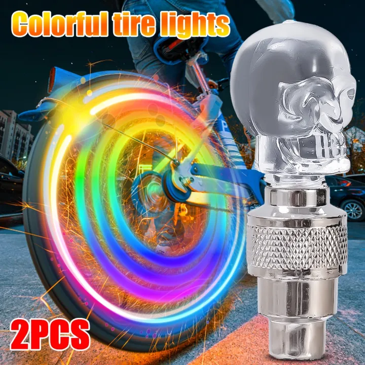 2Pcs%20Skull%20Motion%20Sensor%20Motorcycles%20LED%20Valve%20Caps%20/%20Car%20Bike%20Wheel%20Tire%20Dust-Proof%20Valve%20Cap%20Cycling%20Accessories%20-%20Image%202