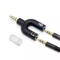 3.5mm Splitter Stereo Plug U-shape Stereo Audio Mic & Headphone Earphone Splitter Adapters for Smartphone MP3 MP4 Player. 