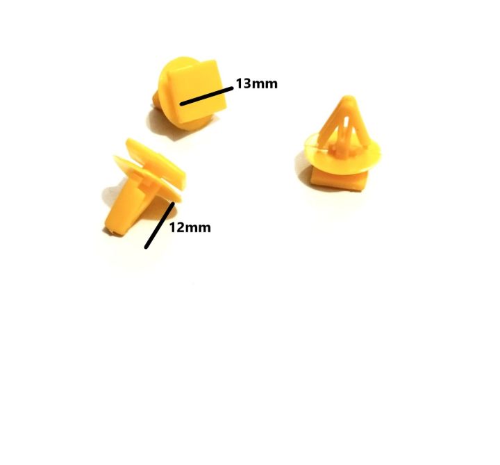 Shell Front End Clips Automotive plastic Aposting/shell/Retainer clips 10pcs | Daraz.lk