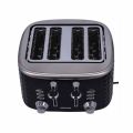 Geepas 4 Slice Bread Toaster - Adjustable 7 Browning Control 4 Slice Pop-Up Toaster With Removable Crumb Collection Tray, Self-Centering | Cancel, Defrost & Reheat | Perfect Sandwiches, Toast & More. 