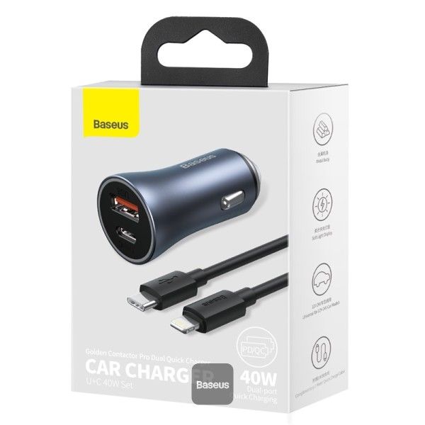 Baseus%20U+U%2040W%20Golden%20Contactor%20Pro%20Dual%20Quick%20Charger%20Car%20Charger%20(With%20Baseus%20Simple%20wiring%20USB%20For%20Type-C%205A%201.0m)%20Dark%20Gray%206%20Months%20Warranty%20-%20Image%208