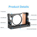 PULUZ Light and Durable Video Camera Cage Stabilizer Mount With International Universal Quick-release Plate and Cold Shoe Jack for Sony RX100 VI / VII. 