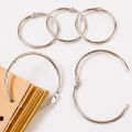1/5/10/30pcs Metal Ring Binder 38mm 50mm Multifunctional Loose-leaf Book Hoops Opening Office Binding Supplies. 