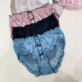 New Panties Fashion Summer （ Bow ） Bud plus Size Comfort 3 Pairs/pack Women's Mid-High Waist. 