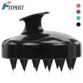 MengshanLuxury Head Massage Instrument Silicone Hair Scalp Massage Brush Comb Shampoo Hair Washing Comb Magic Handle Brush Spa Massage Brush. 