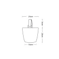 【ALLGOOD】Cartoon Printed Coffee Cat Bucket Bag Large Capacity Portable Lunch Pouch Fashion Canvas Handbag. 