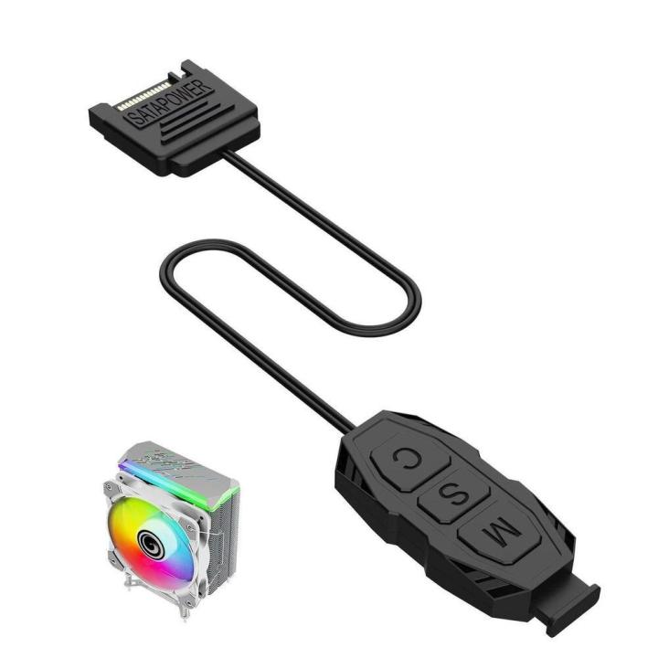3 Pin Rgb Control Box Argb Controller 5v 3-Pin To Sata Power Supply Mini Rgb Controller 3pin ...