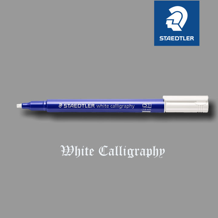 STAEDTLER® 8325 Calligraphy Marker Gold / Silver / White for light and dark paper + card