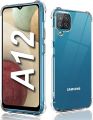 Perfect Samsung Galaxy A12 Soft Silicone TPU Case with anti-shock protection hardy edges fully transparent cover bumper case For Samsung Galaxy A12. 