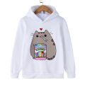 Sweatshirts Manga Cartoon Pusheen Cat Hoodie Funny Children Cat Clothes Kid Girl Boy Manga Sweatshirt Hoody Baby Casual Top. 