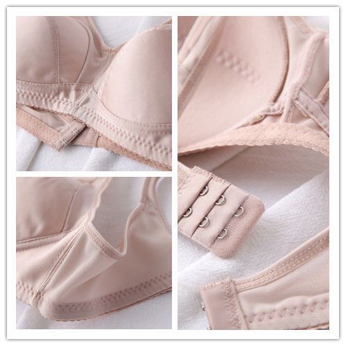 Summer Thin Sponge Bra Women's Vest-Style Glossy Cover Beauty Back Breathable Seamless Underwear Sports Bra
