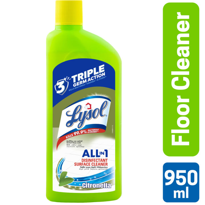 Lysol Disinfectant Surface & Floor Cleaner Liquid Citronella 950ml