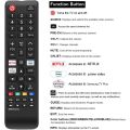 Universal for Samsung Smart TV Remote Control Replacement for All Samsung TV Series Remote with Quick Function Buttons. 