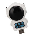 Air Purifier Air Cleaner White Spaceman Shape Air Purification Negative Ion Purifier for Car Office Bedroom Desktop. 