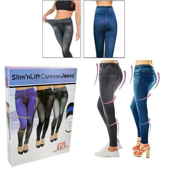 Slim’n Lift Caresse Jeans High Waist Slim jegging SPI
