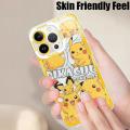 Cellphone Case For iPhone 15 Plus 11 Pro Max 6 6S 7 8 Plus X XS SE 2 3 Phone Casing Angel Eyes Pokemon Gengar Pikachu Popular Japan Anime Clear Soft Shockproof Anti-falling TPU Camera Protective Back Cover. 