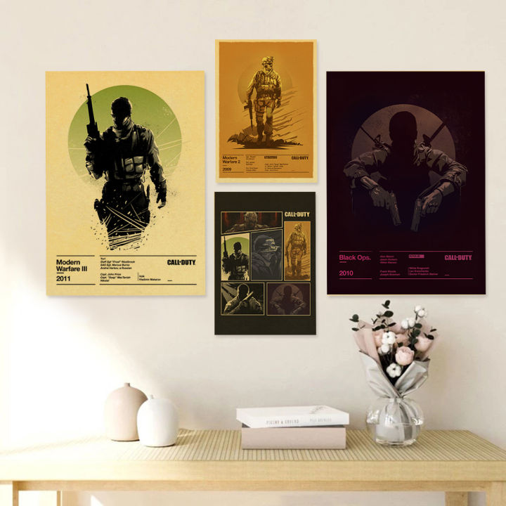 Retro Cod Operators Call of Duty Operators Retro PostersRedeye Poster Printed Sports Car ...