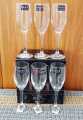 King Dealay Wine Glass Set 6Pcs 120ml L15 Champagne Drinking Glass Hotel & Home Glassware. 