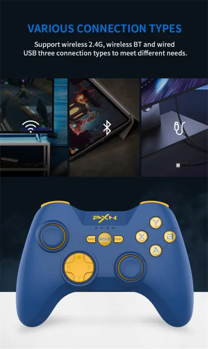 PXN%20P3%20PC%20Wireless%20Controller%202.4G%20Wireless%20GamePads%20for%20PC(Windows%207/8/10/11),%20PS3,%20iOS%2014.2+,%20Android%204.0+,%20Android%20TV/Box%20-%20Image%204