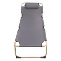 3 Folds Portable Bed Easy Carrying Foldable Sleep Bed with Pillow for Outdoor Activities. 