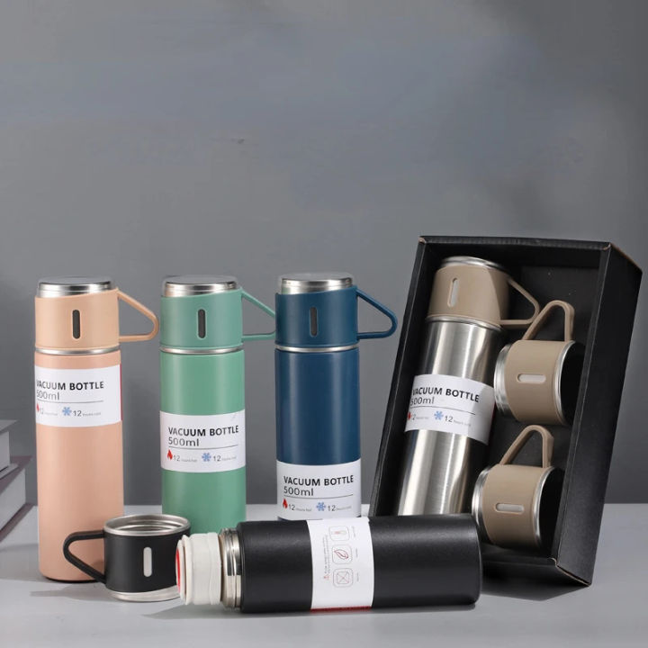 【HOT】 304 Vacuum Stainless Steel Thermos Cup Outdoor Hot Water Thermal ...