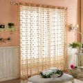 Home Room Drapes High Quality Loving Door Tassel Window Curtain Pattern. 