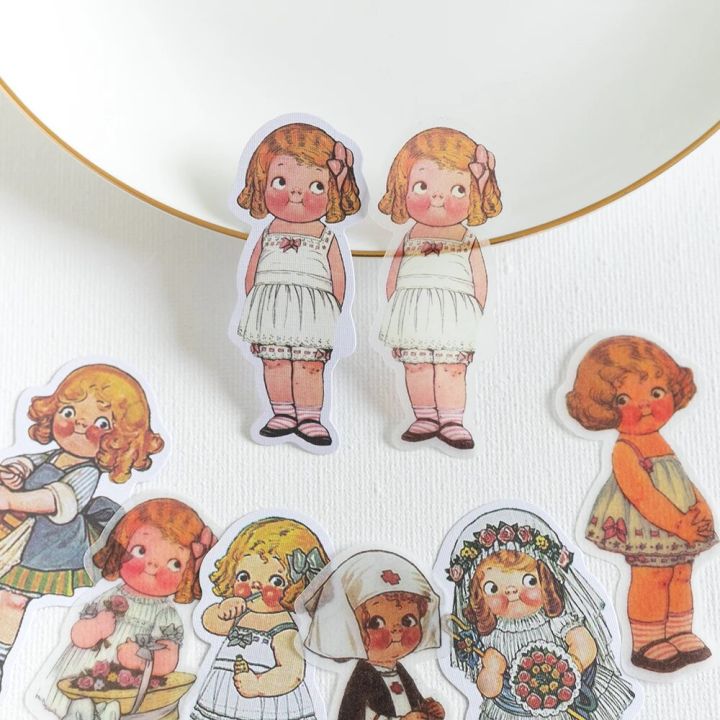 40%20s/1lot%20kawaii%20Stationery%20Stickers%20Tomato%20doll%20Diary%20Planner%20junk%20journal%20Decorative%20Scrapbooking%20DIY%20Craft%20Stickers%20-%20Image%204