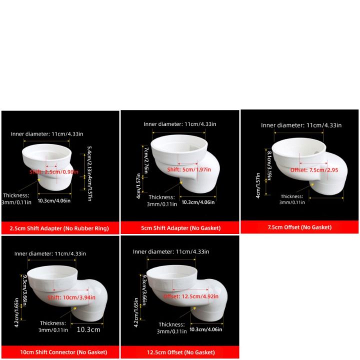 Multi-sizes%20110mm%20Toilet%20Shifter%20Pipe%20Offset%20Design%20PVC%20Plastic%20Offset%20Flange%20Adapter%20Flange%20Shifter%20Extension%20Adapter%20Plumbing%20Drainage%20Adapter%20Drainage%20Systems%20-%20Image%202