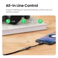 UGREEN 90 Degree Gaming Type C 3.5 Jack Earphone USB C to 3.5mm AUX Headphones Adapter Audio cable For Huawei P40 Mate 30,mate 20, P30, P30 Pro, Nove 7 Pro. 