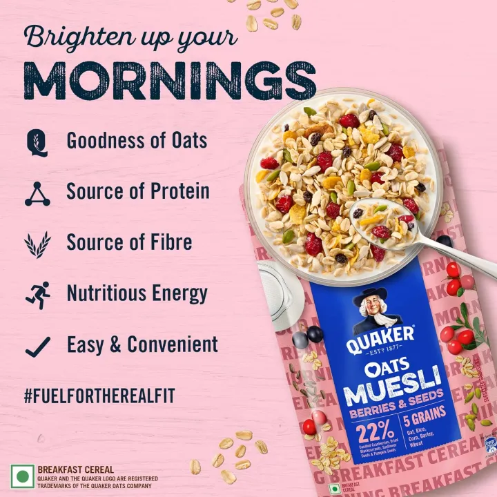 Quaker%20Oats%20Muesli%20700g,%20Berries%20&%20Seeds%20flavour,%20Breakfast%20Oats%20Cereal%20(FROM%20INDIA)%20SAB%20-%20Image%205