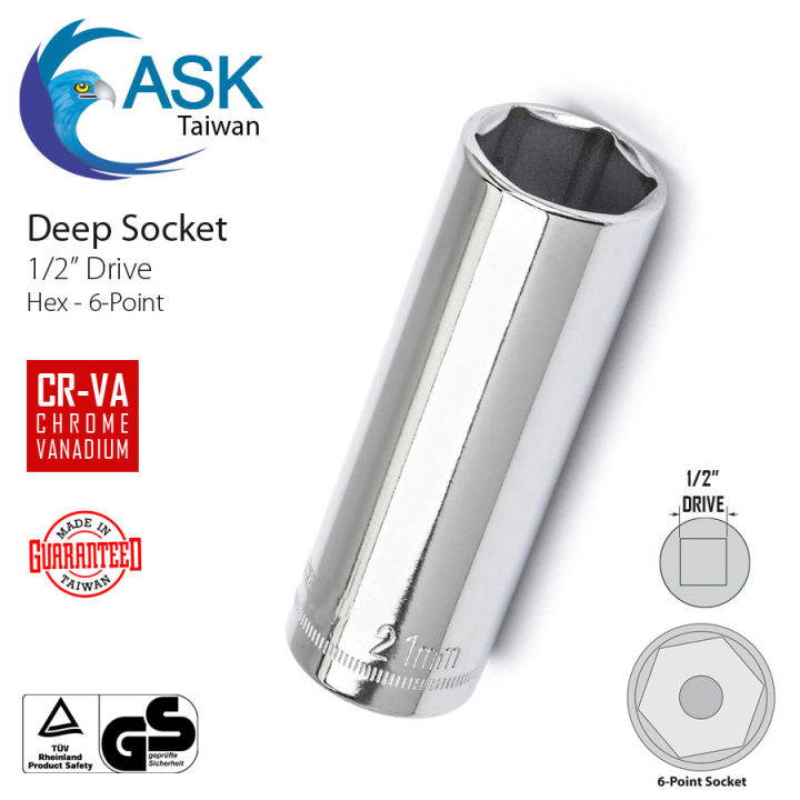 Deep Socket - 22mm - 1/2